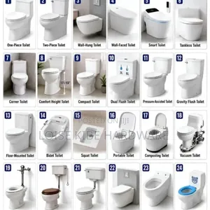 Top and Handle Flashing Toilet Available