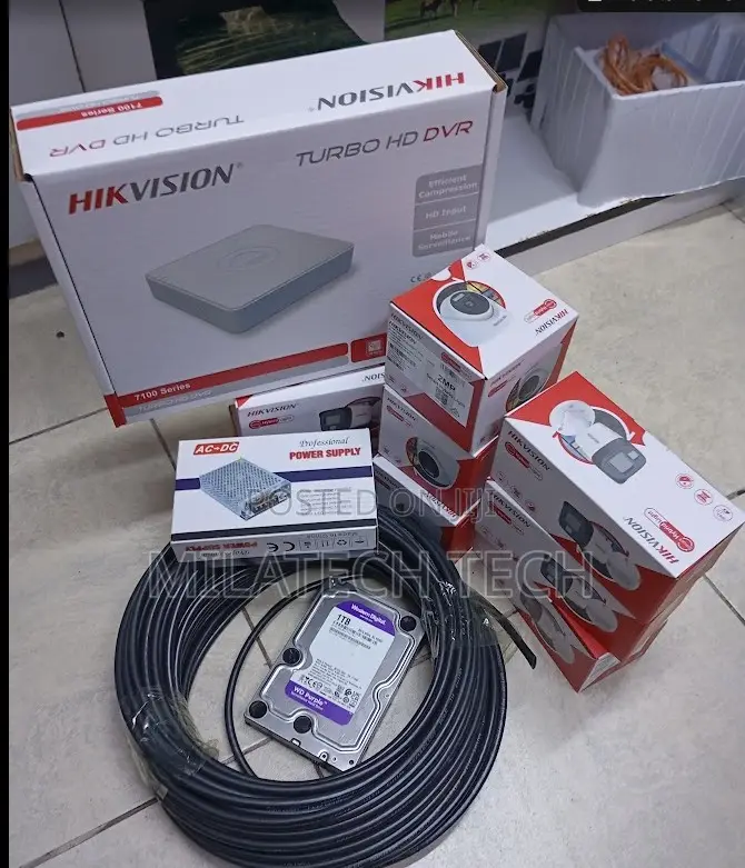 Hikvision Smart Hybrid CCTV Kit 8 Cameras Full Hd 1080p