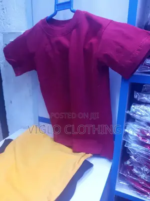 Plain Red Kids Shirts in Wholesale and Single Orders