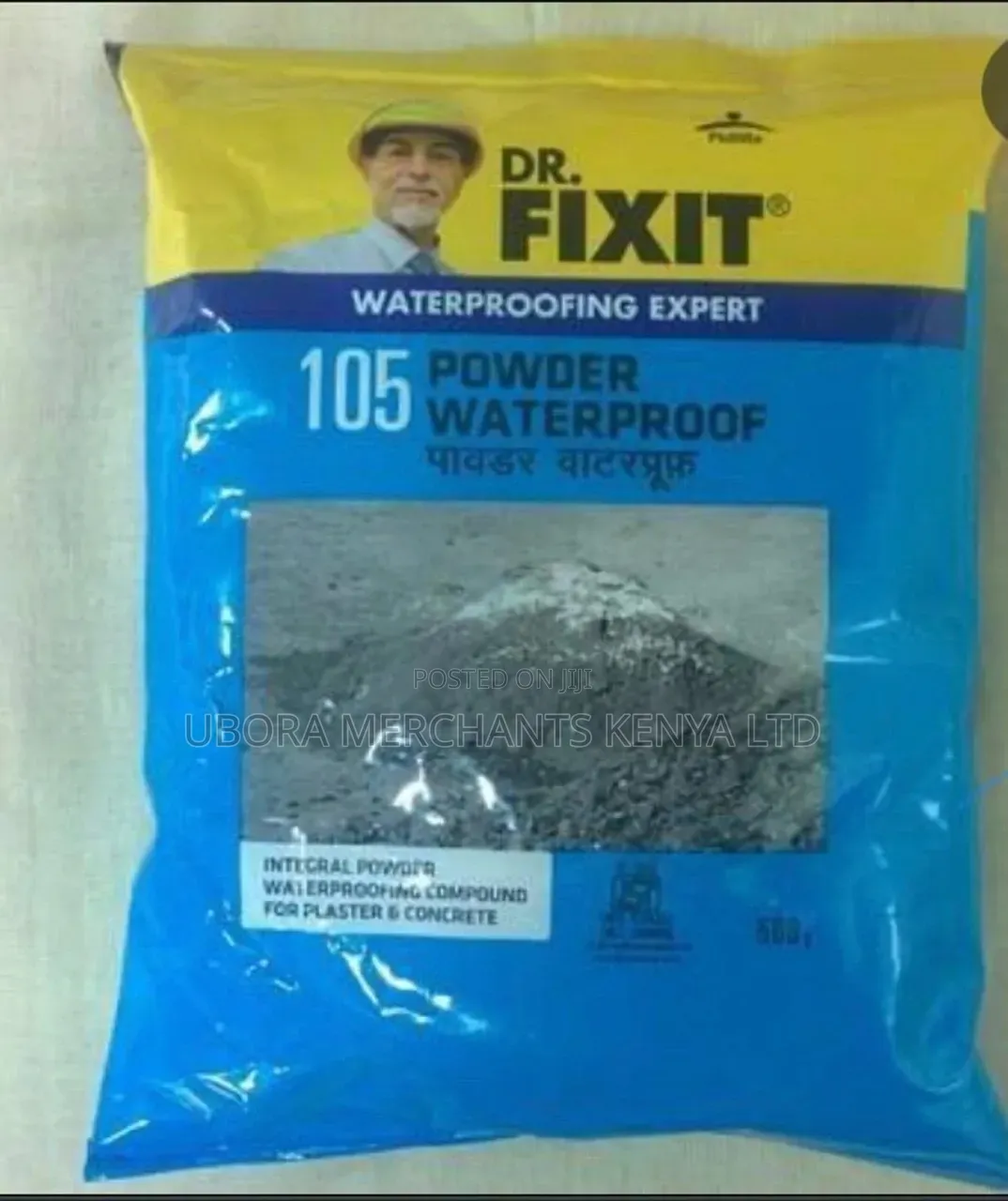 Quality Waterproofing Powder.