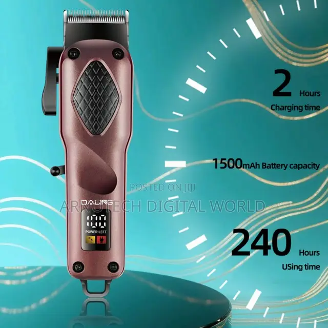 Daling Dl-1928professional Hairclipper With Adjustable Cutting Length
