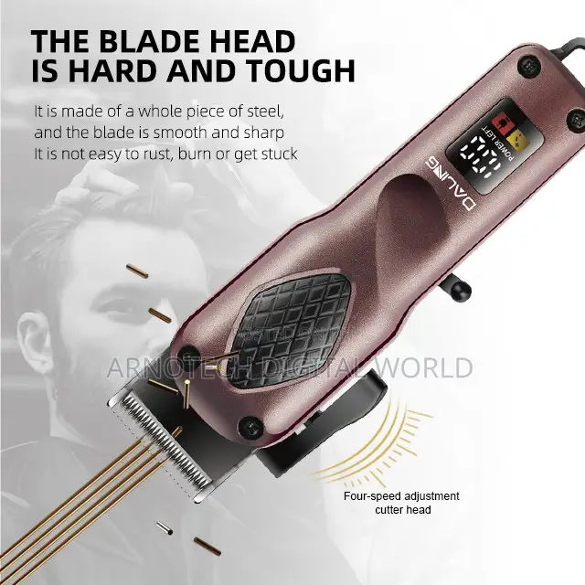 Daling Dl-1928professional Hairclipper With Adjustable Cutting Length