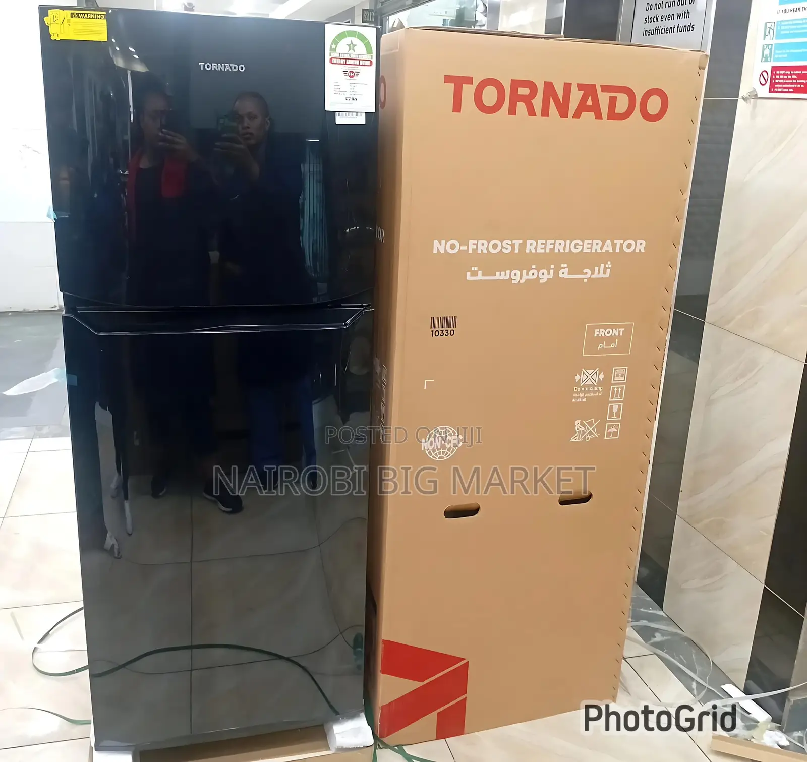 Tornado 304l Non Frost Fridge
