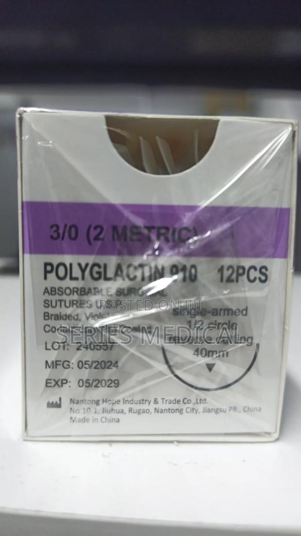 Polyglactin 3-0 Reverse Cutting