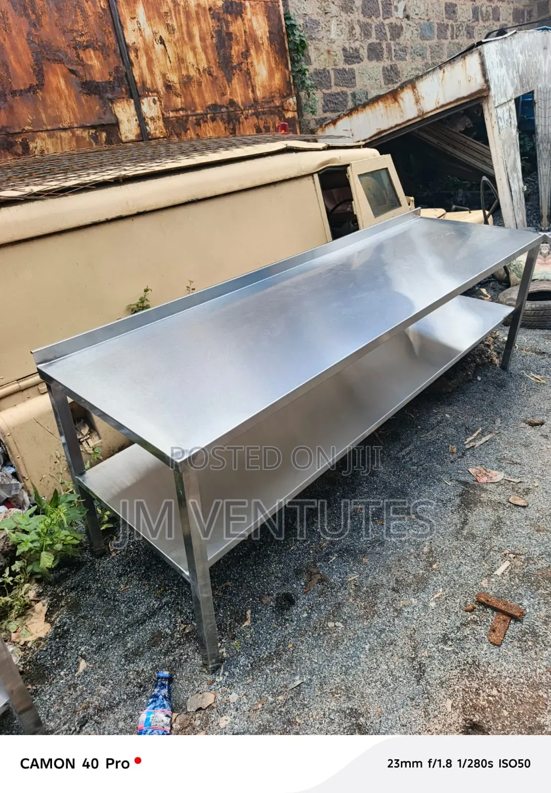 5ft Stainless Steel Working Table