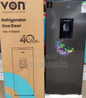 Von Fridge 176 Litres With Dispenser Single Door