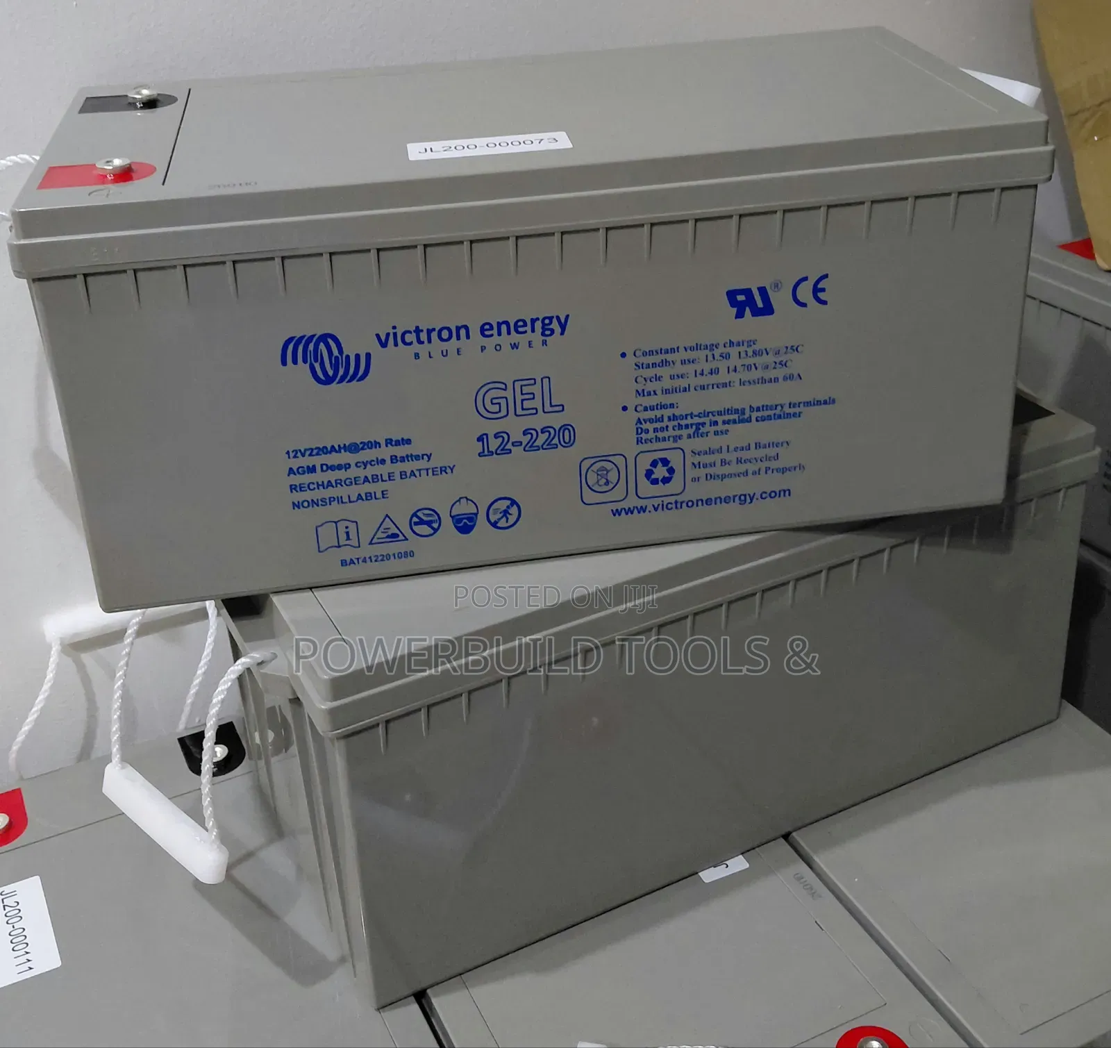 Victron Energy 12v 220ah Gel Deep Cycle Battery