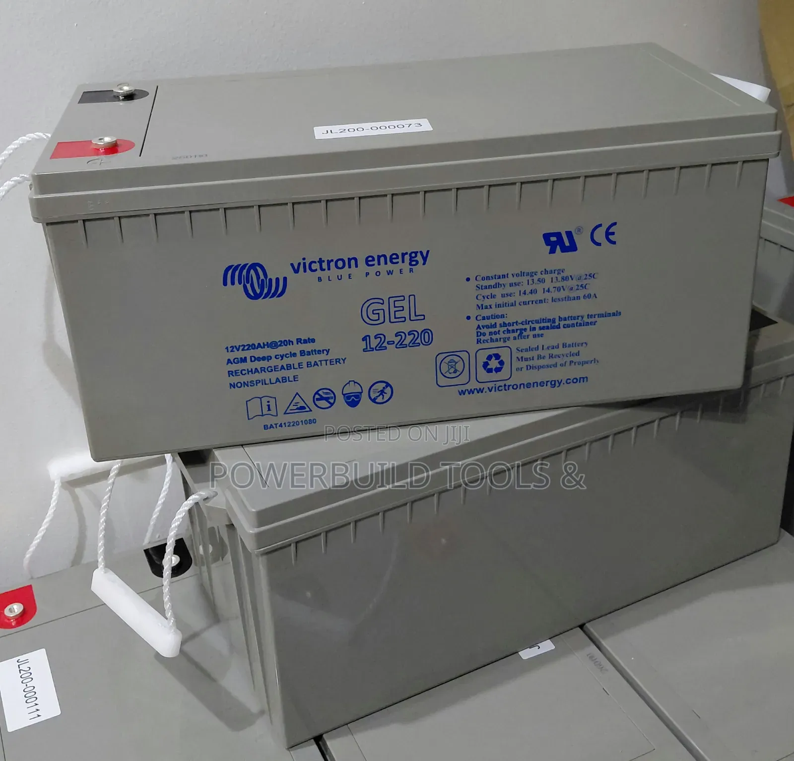 Victron Energy 12v 220ah Gel Deep Cycle Battery