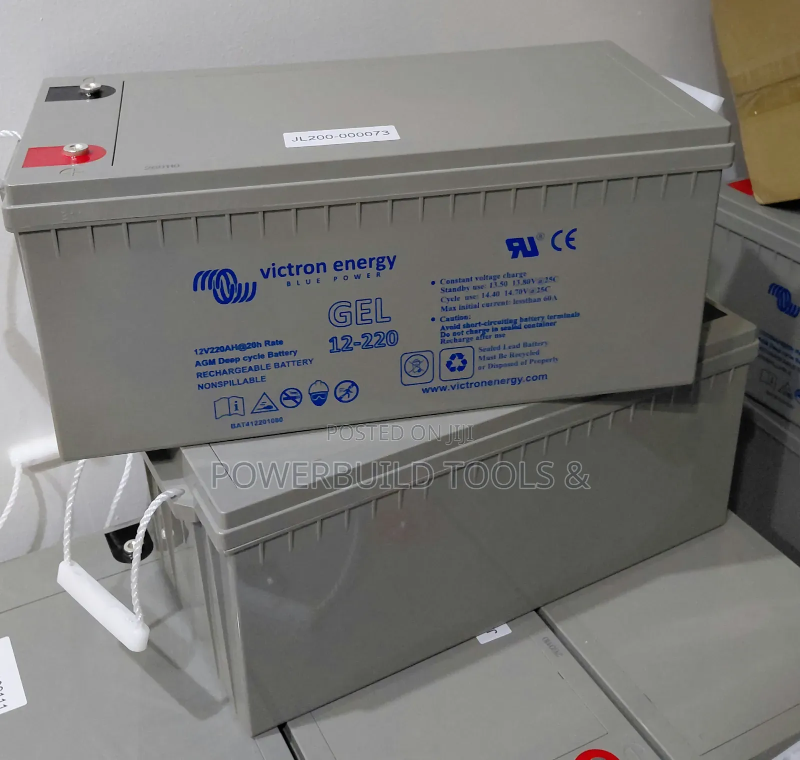 Victron Energy 12v 220ah Gel Deep Cycle Battery
