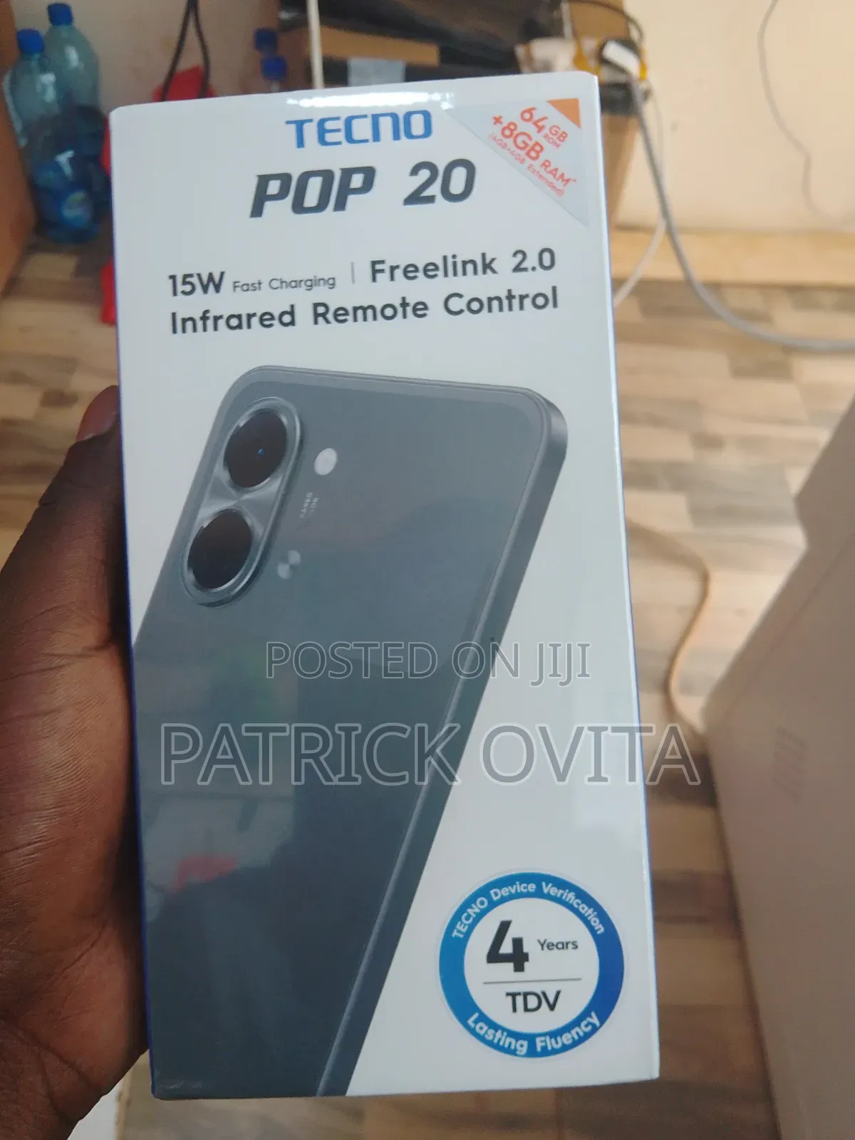 New Tecno Pop 20 64 GB Black