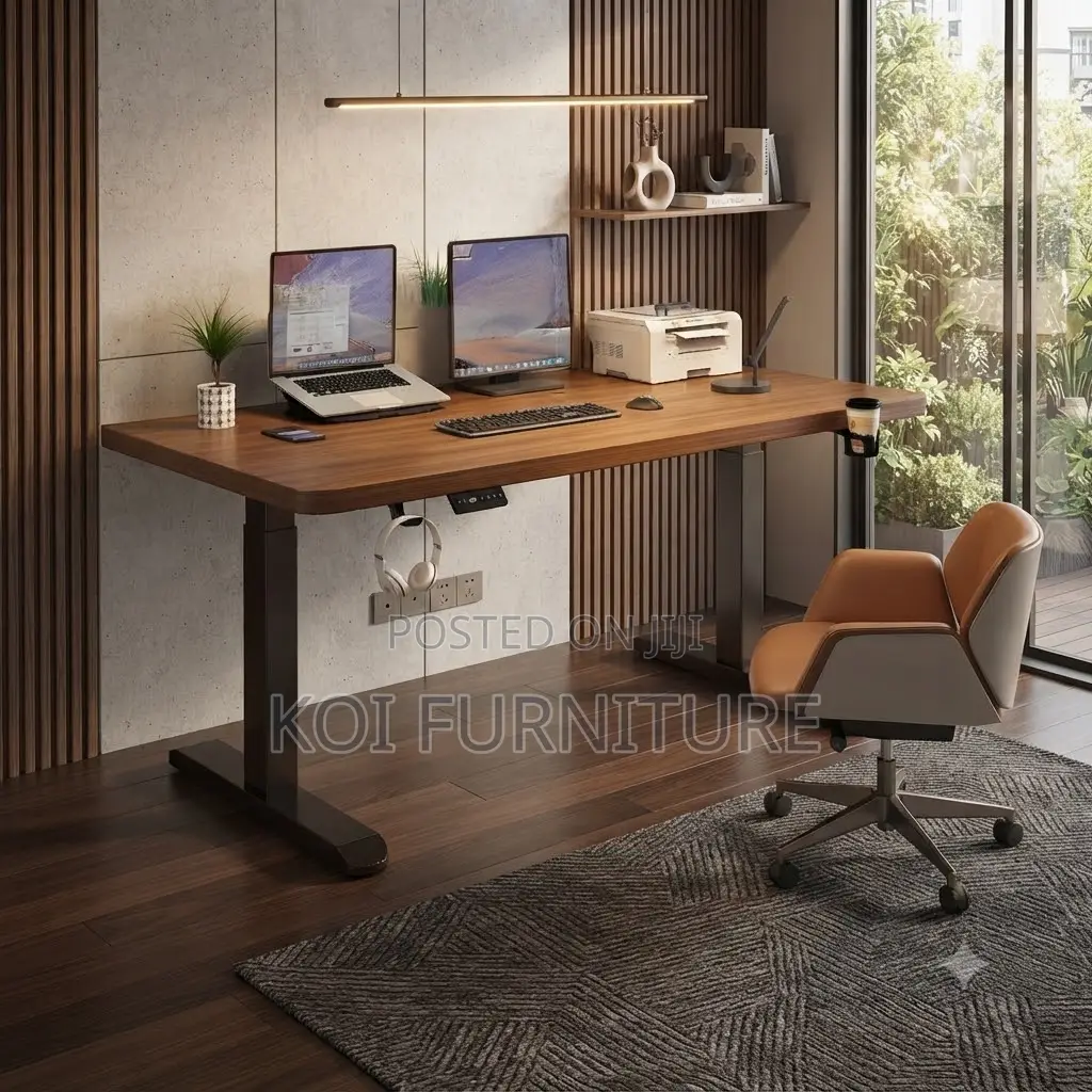 Office Desk; 1.8 Meters Electric Adjustable Ergonomic Office Home Desk