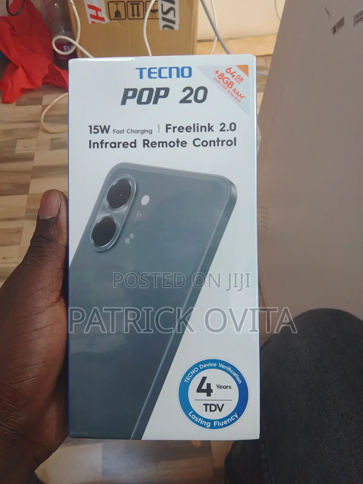 New Tecno Pop 20 64 GB Black