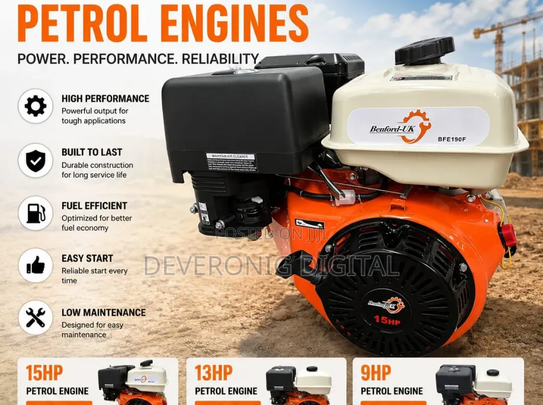 Benford Uk Petrol Engines 15hp 13hp 9hp