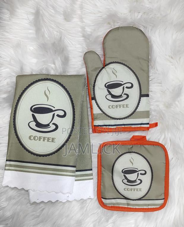 3pcs Heat Resistant Kitchen Glove Set – Hk - thumbnail 2