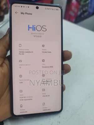 Tecno Camon 20 Pro 5G 256 GB Blue