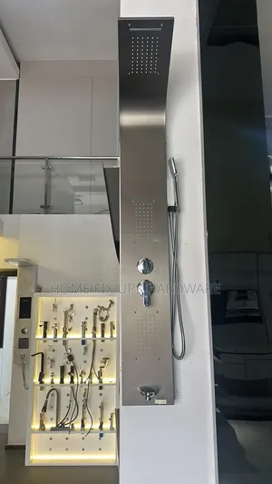 Manual Shower Tower Panel Grey