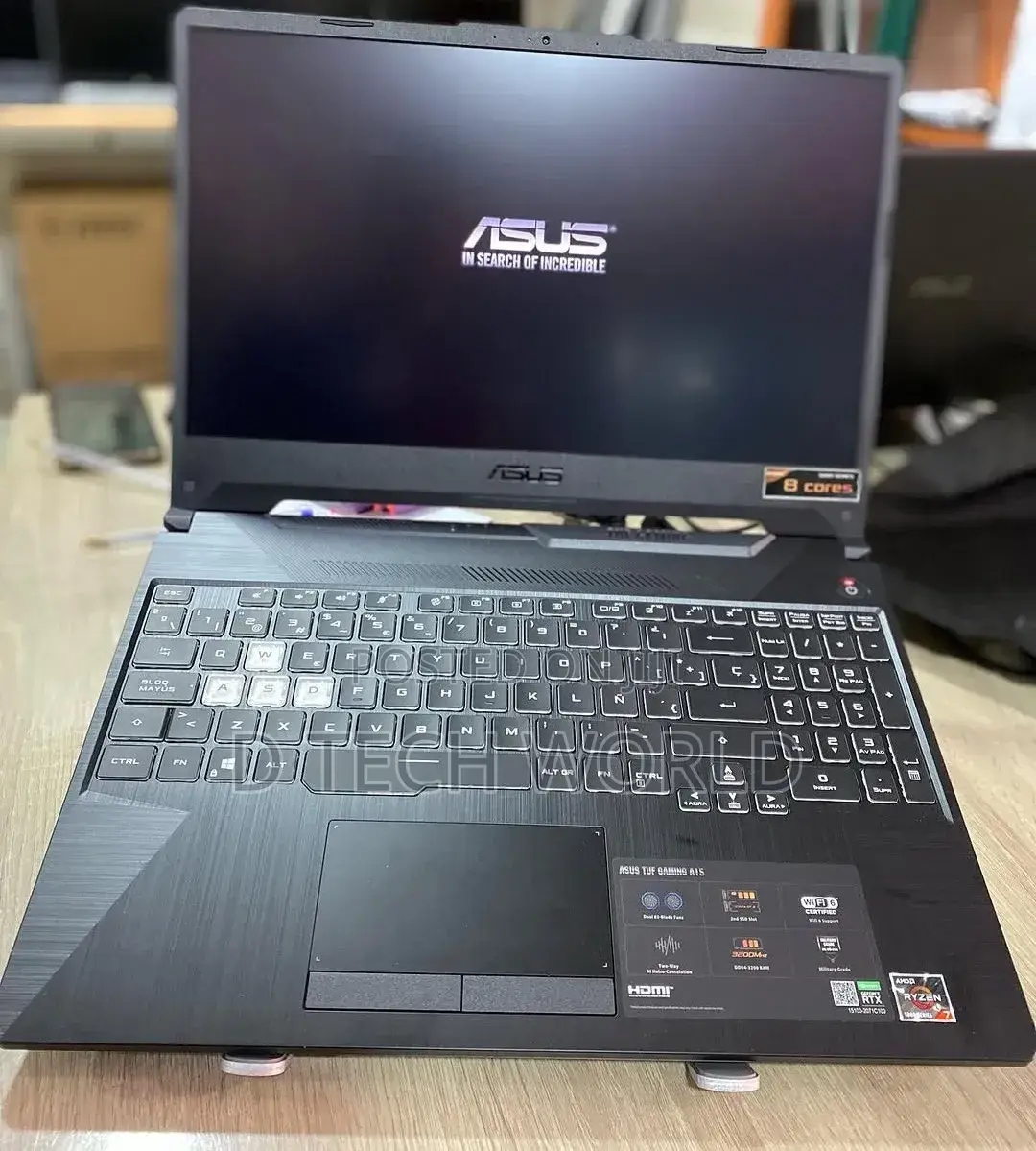 New Laptop Asus TUF Gaming A15 16GB AMD Ryzen 7 SSD 512GB
