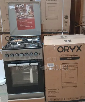 Mika Oryx Standing Cooker, 50cm X 60cm, 3 Gas Pool Jet Burners + 1