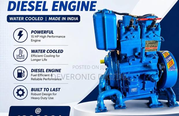 15hp Twin Cylinder Diesel Engine - thumbnail 3