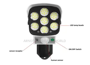 Waterproof Simulation Security Solar Motion Sensor Light,Dummy CCTV