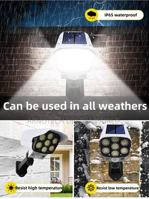 Waterproof Simulation Security Solar Motion Sensor Light,Dummy CCTV