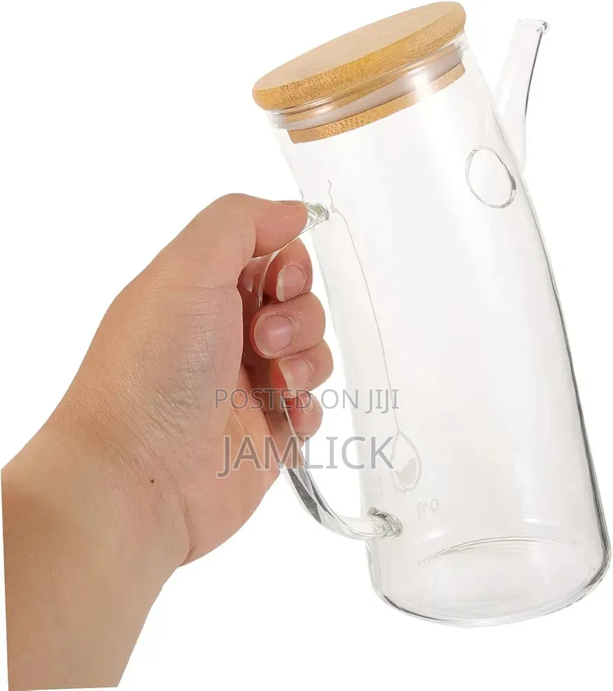 700ml Curved Glass Oil Dispenser – Hk