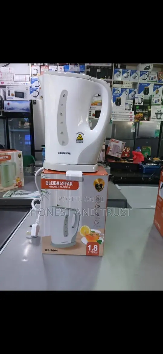 Globalstar 
Electric Kettle 1.8litres
Now Available