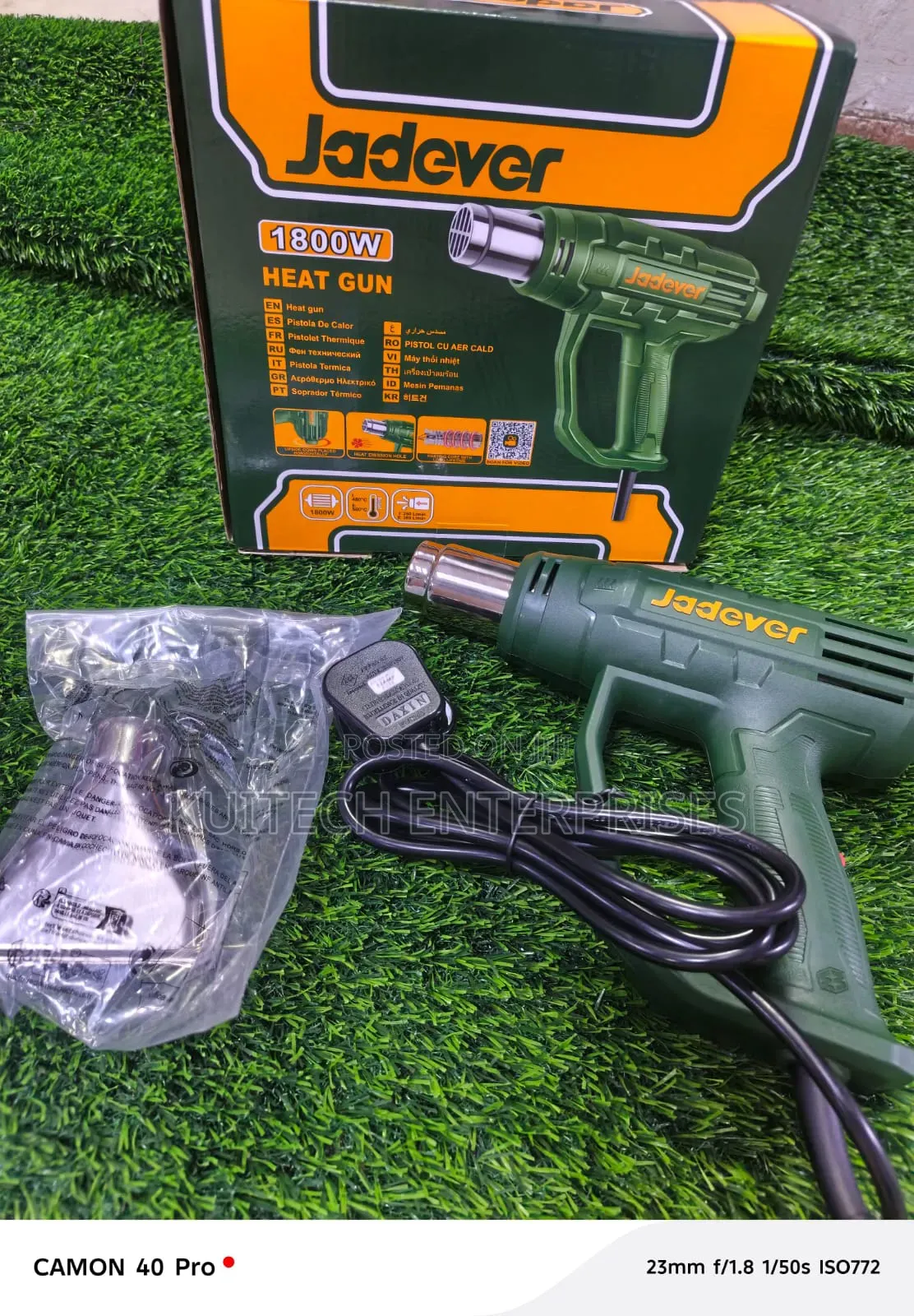 Electric Heat Gun/ Jadever 1800w Hot Gun Heat Gun