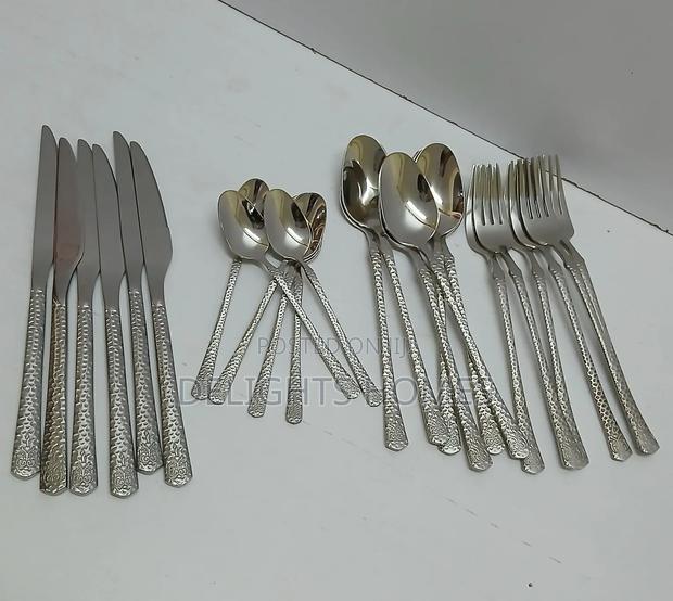 24pcs Luxury Cutlery Set Stainless Steel_alp