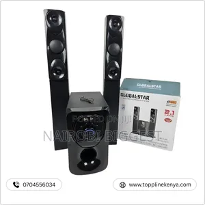 2.1ch Gs-6501 Home Theater System With Remote Control Tall Boy Woofer