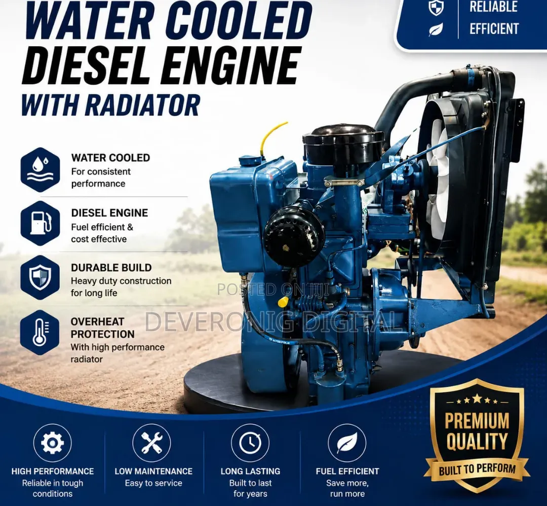 10hp Water Cooled Diesel Engine With Radiator