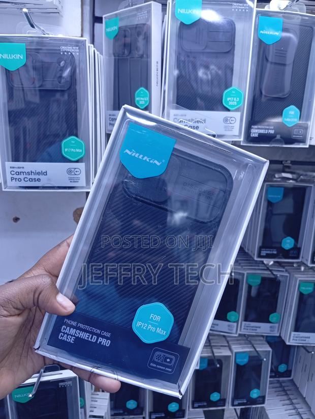 iPhone 12 Pro Max, Black Nillkin Camshield Pro Case - thumbnail 2