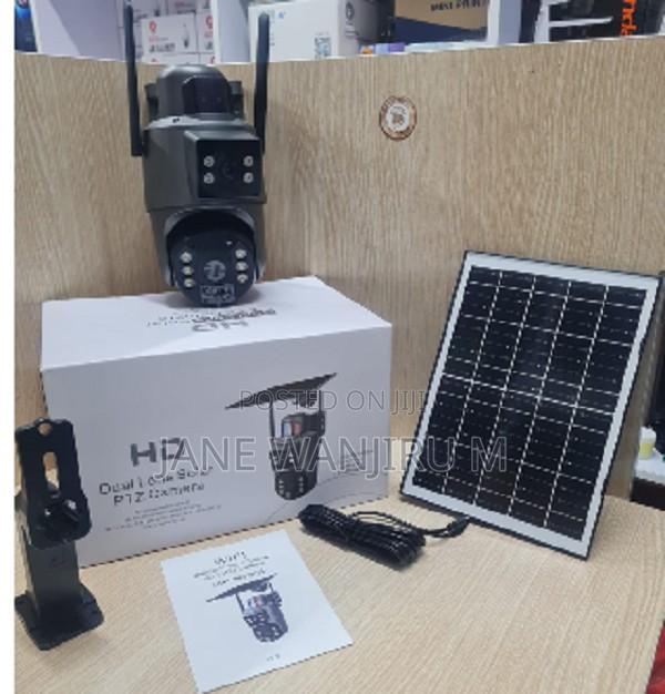 4g Sim Card Solar PTZ Camera – Ubox 4mp Dual Lens Outdoor Camera
