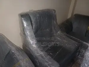 Luxury 7-Seater Sofa Set – Grey Gold | Used