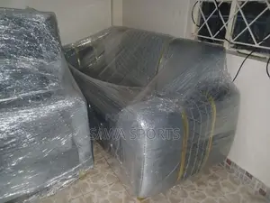 Luxury 7-Seater Sofa Set – Grey Gold | Used