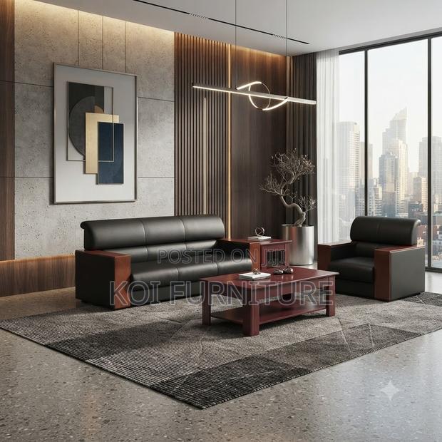 Office Sofas; Five Seaters Ergonomic Functional Offce Sofa Set - thumbnail 4
