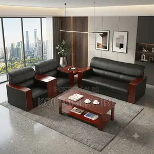 Office Sofas; Five Seaters Ergonomic Functional Offce Sofa Set