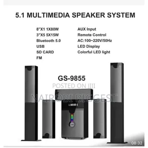 5.1ch Globalstar Multimedia System
Woofer Home Theatre System