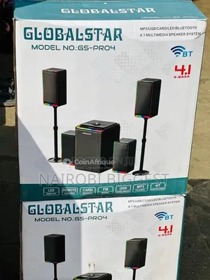 4.1ch Globalstar Pro 4 Multimedia System
Woofer