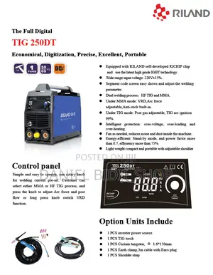 Riland Tig250dt Full Digital Tig/Mma Welder