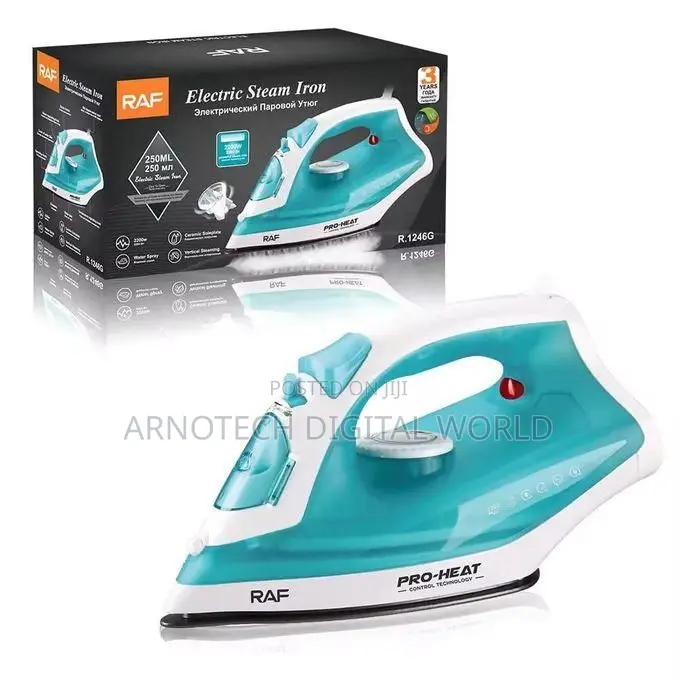 Steam Electric Iron-Box, Nonstick Ceramic Plate,Anti-Drip,Auto Shutoff