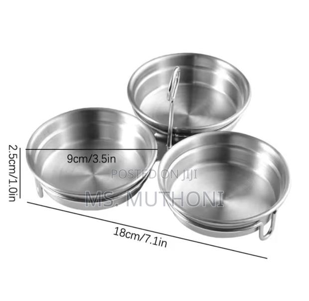 3 in 1 Stainless Steel Egg Steamer / Poacher - thumbnail 3
