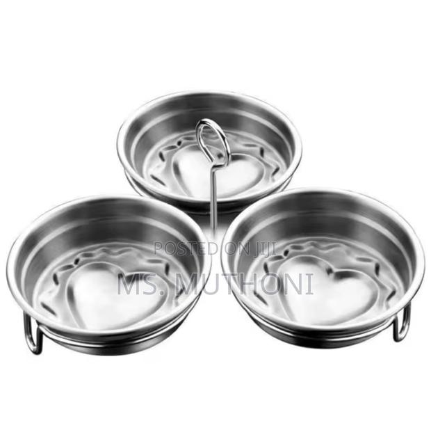 3 in 1 Stainless Steel Egg Steamer / Poacher - thumbnail 4