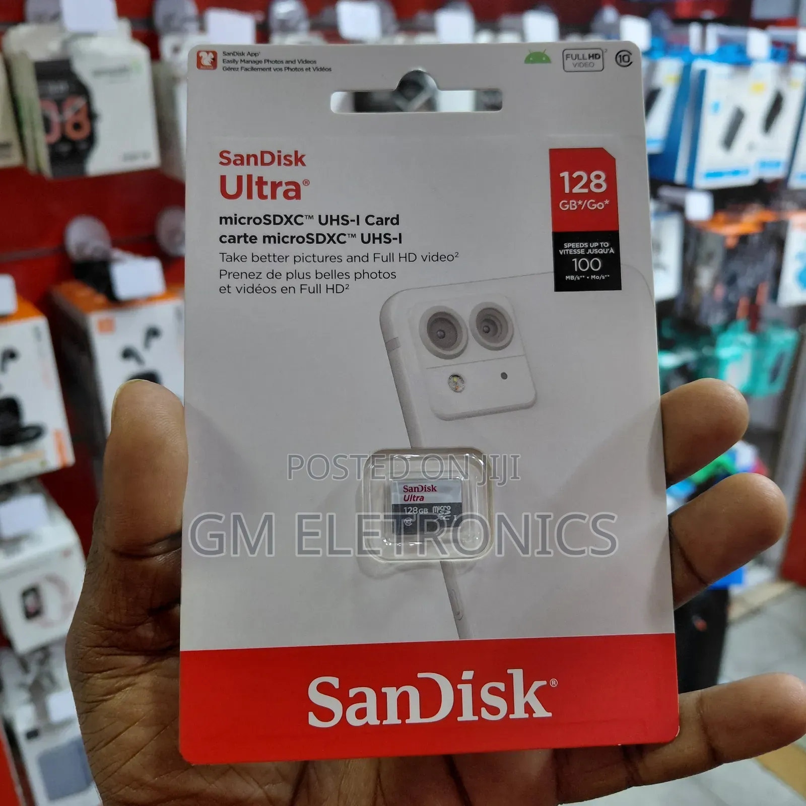Original Sandisk Micro Sd 128gb Ultra Memory Card, High Speed - Sealed