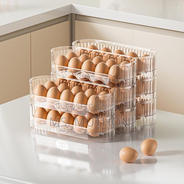 20 Slots ,2 Layer Stackable Egg Storage Box* - thumbnail 3
