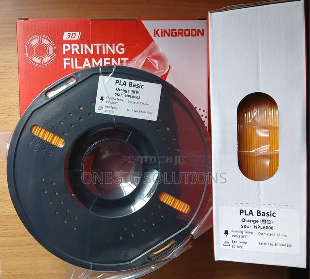 Pla Orange 3d Printing Filaments