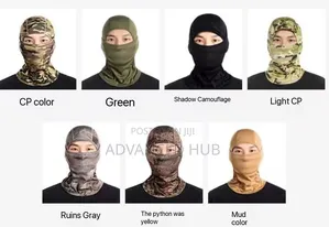 Camouflage-Patterned Tactical Balaclavas
