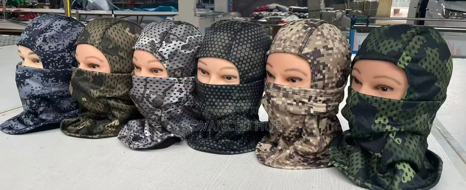 Camouflage-Patterned Tactical Balaclavas