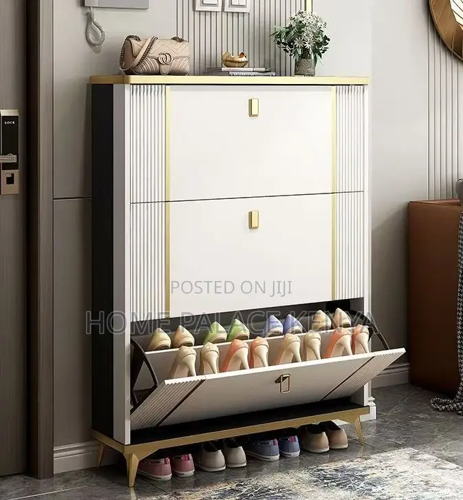 Shoe Rack: Luxury Slim Line Large Capacity Shoe Storage
