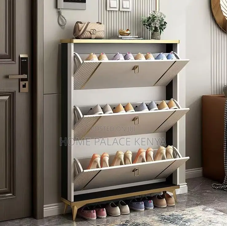 Shoe Rack: Luxury Slim Line Large Capacity Shoe Storage
